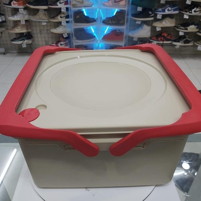 MUMPUNG PROMO9 liter Tupperware Square Treasure Kimchi Keeper (tempat bekal / kotak bekal / lunch bo