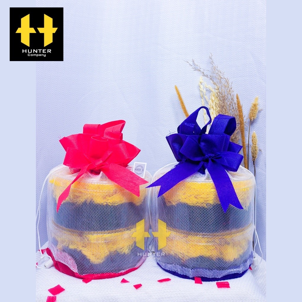 (ISI 10 Pcs) Tas toples  kue kering 2 susun/Tas hampers lebaran/Tas toples kombinasi/Tas kue kering/