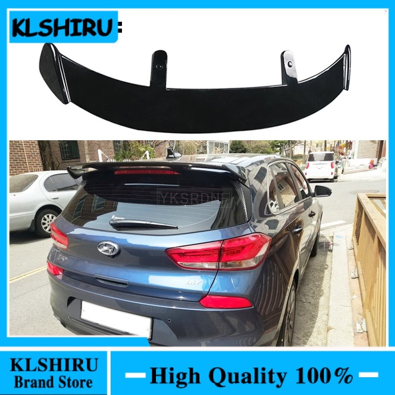 For Hyundai I30 I20 spoiler high quality ABS Carbon fiber pattern material car rear wing spoiler 200