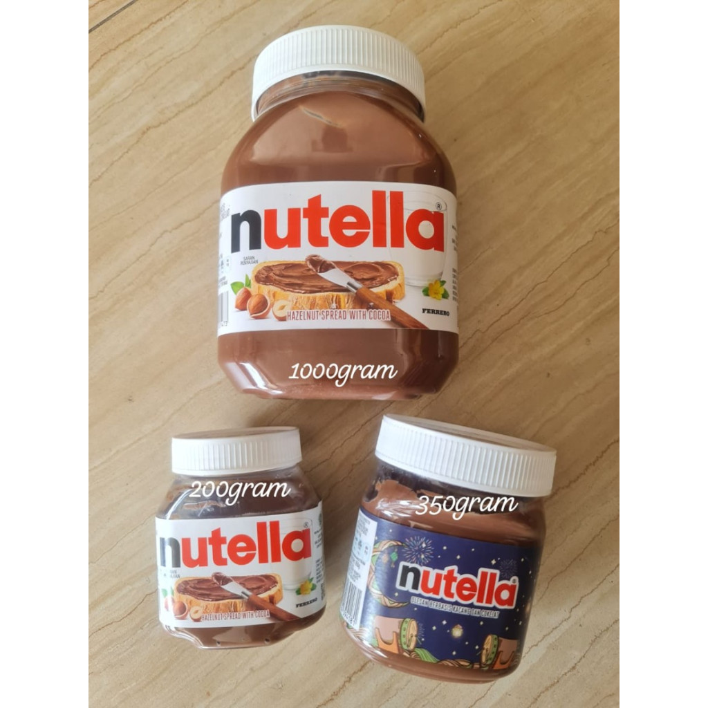 

NEW NUTELLA 200GR / 350 GR / 600GR / 1 KG (HALAL MUI & BPOM) PREMIUM