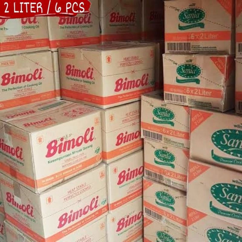 

Minyak Goreng Bimoli 2L EXP:2026 dll (2Liter/6Pcs)