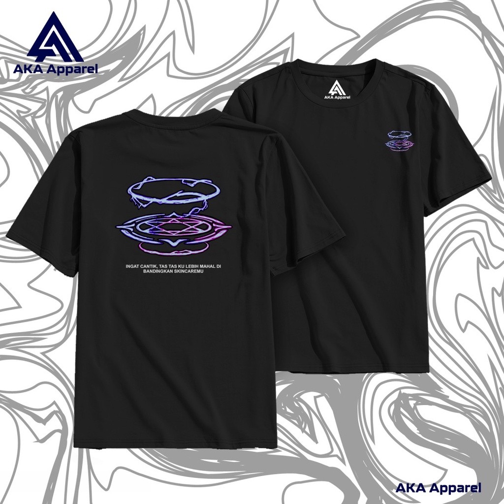 Aka Kaos Mlbb Recal Tas Tas Hitam Katun S-XXXL