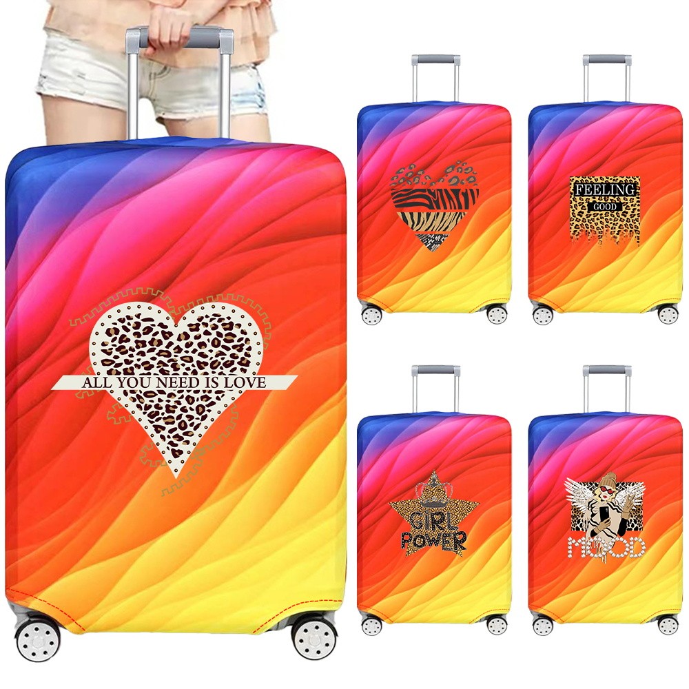 Penutup koper Outdoor Holiday Travel Suitcase Set Is Suitable for 18-32 Inch Thick Dust Cover Luggag