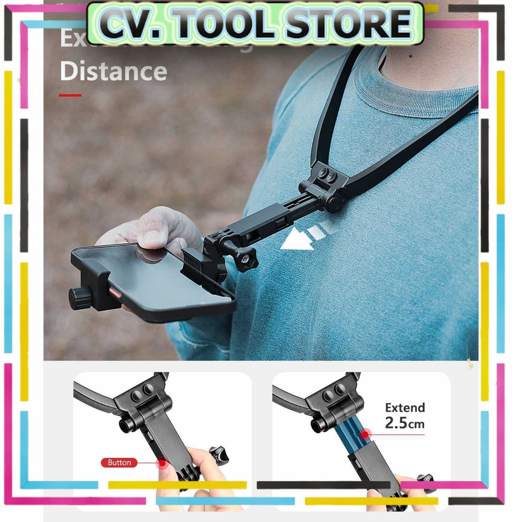 Tool Store - VAMSON Neck Holder Mount Bluetooth Remote Kalung Leher GoPro - VP446