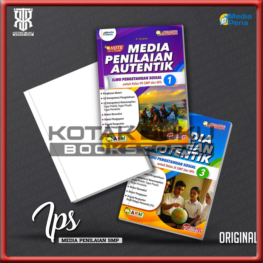 [ TS ] Media Penilaian IPS Kelas 7 8 9 SMP Kurikulum Merdeka /  Mediapena SMP / Tiga Serangkai / Rev