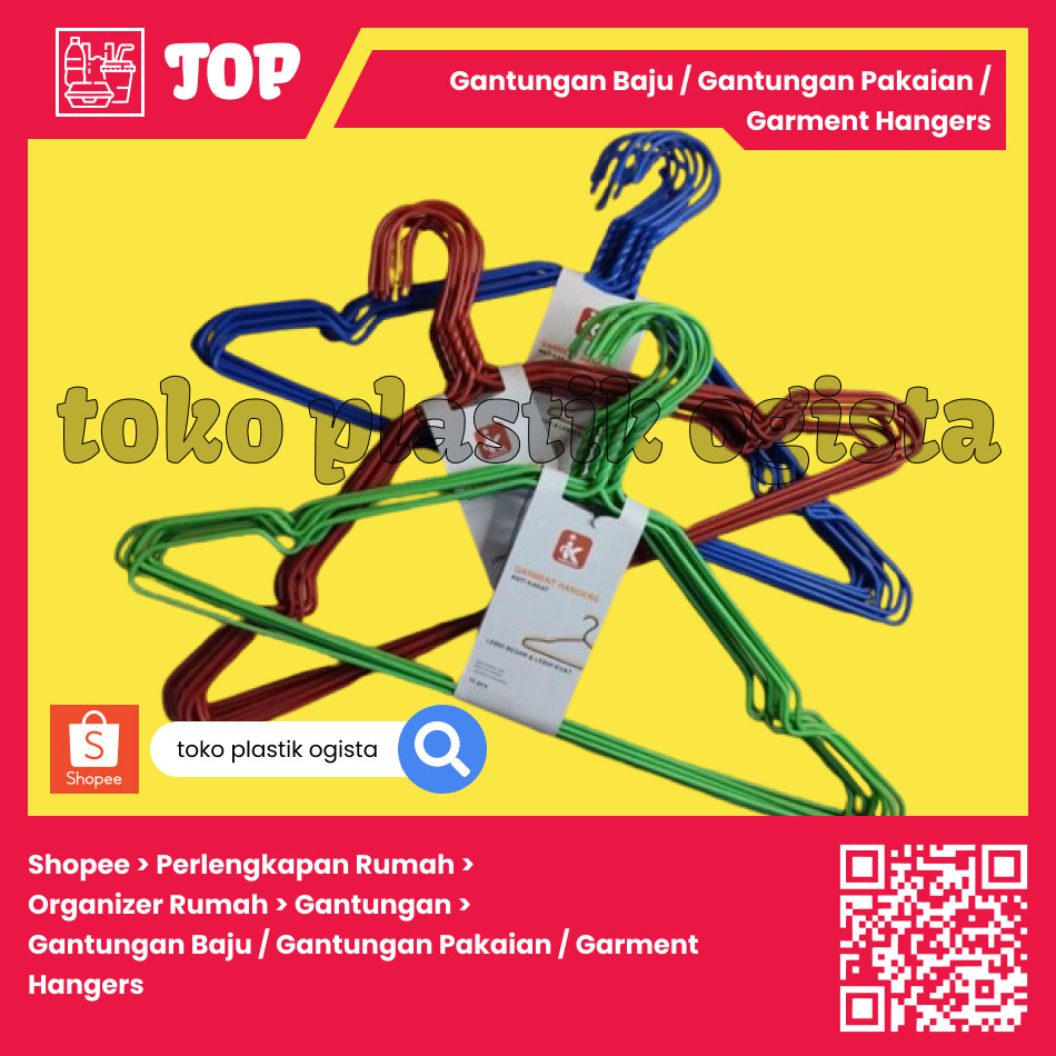 

Gantungan Baju / Gantungan Pakaian / Garment Hangers