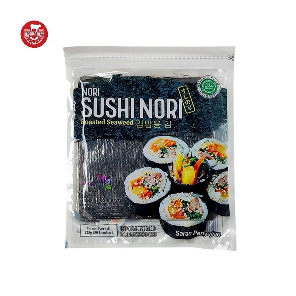 

Java Super Food Sushi Nori Gold Rumput Laut Isi 50 - Brothermeatshop