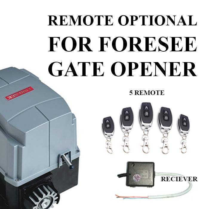 

REMOTE FEST, OPTIONAL FOR FORESEE GATE OPENER 5 Pcs Remote