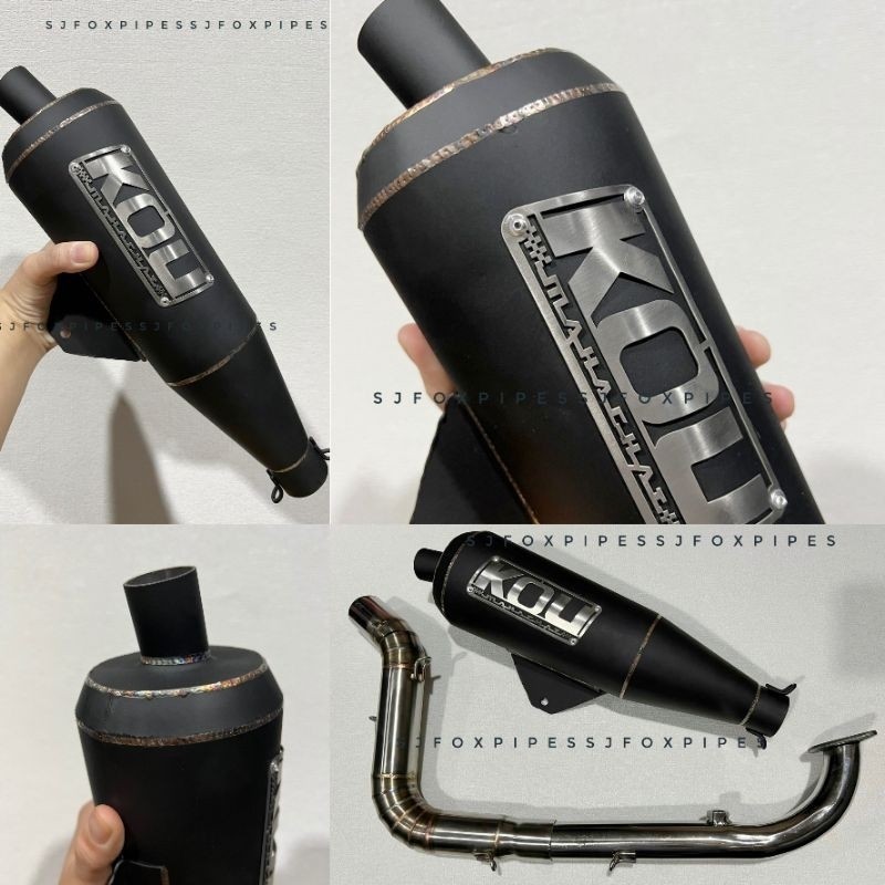 rev kou pipe exhust click mio beat mio carb adv KOU POWER PIPE MOTORCYCLE EXHAUST PIPE