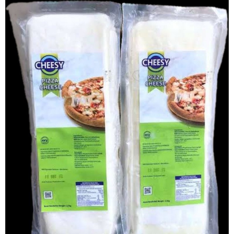 

Keju Mozzarella Chessy Pizza Cheese - 2,3kg
