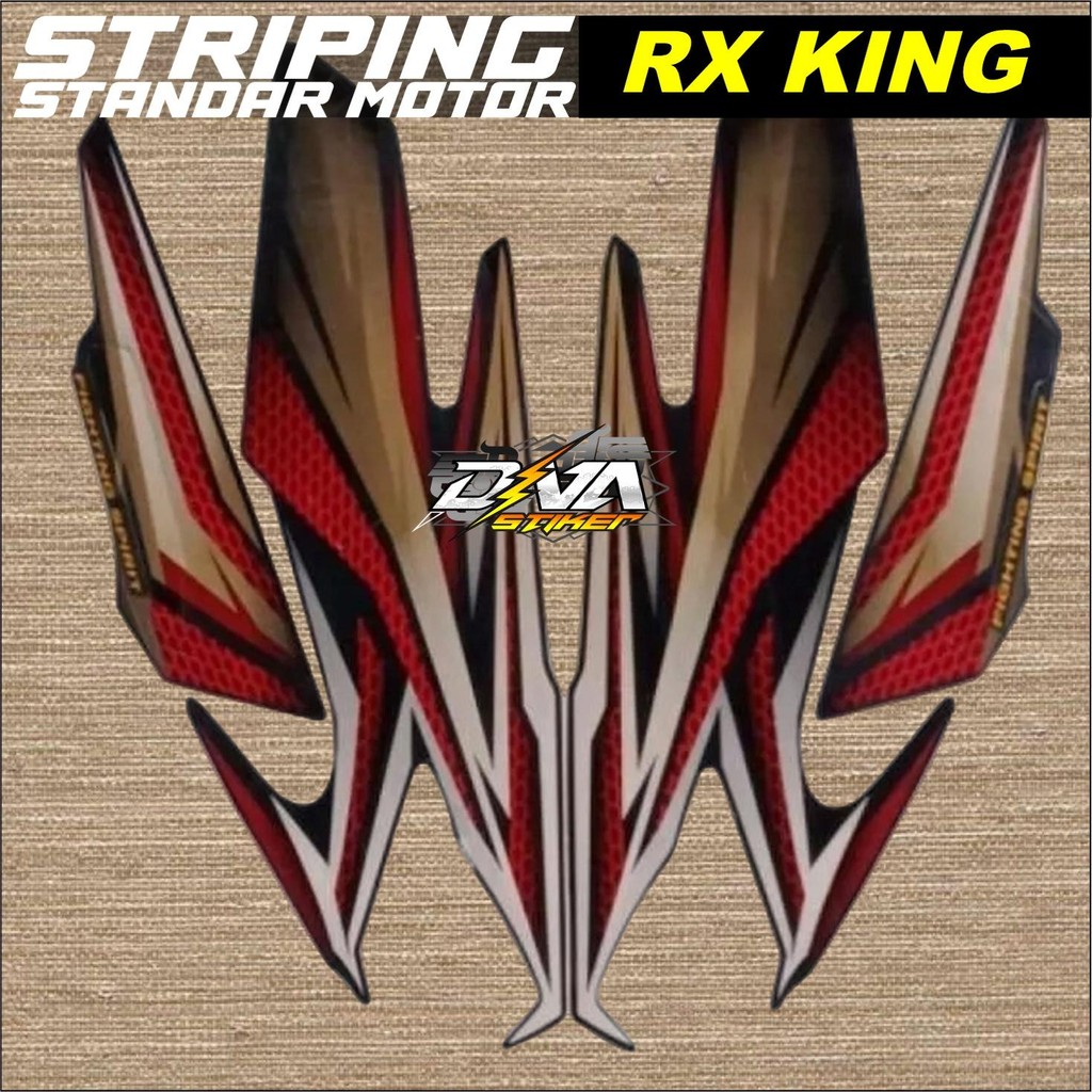 Striping rx king 2005 merah