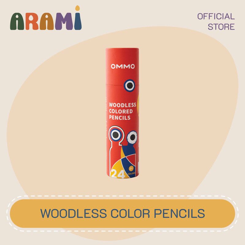 

OMMO ARAMI Pensil Warna Tanpa Kayu Woodless Colored Pencils