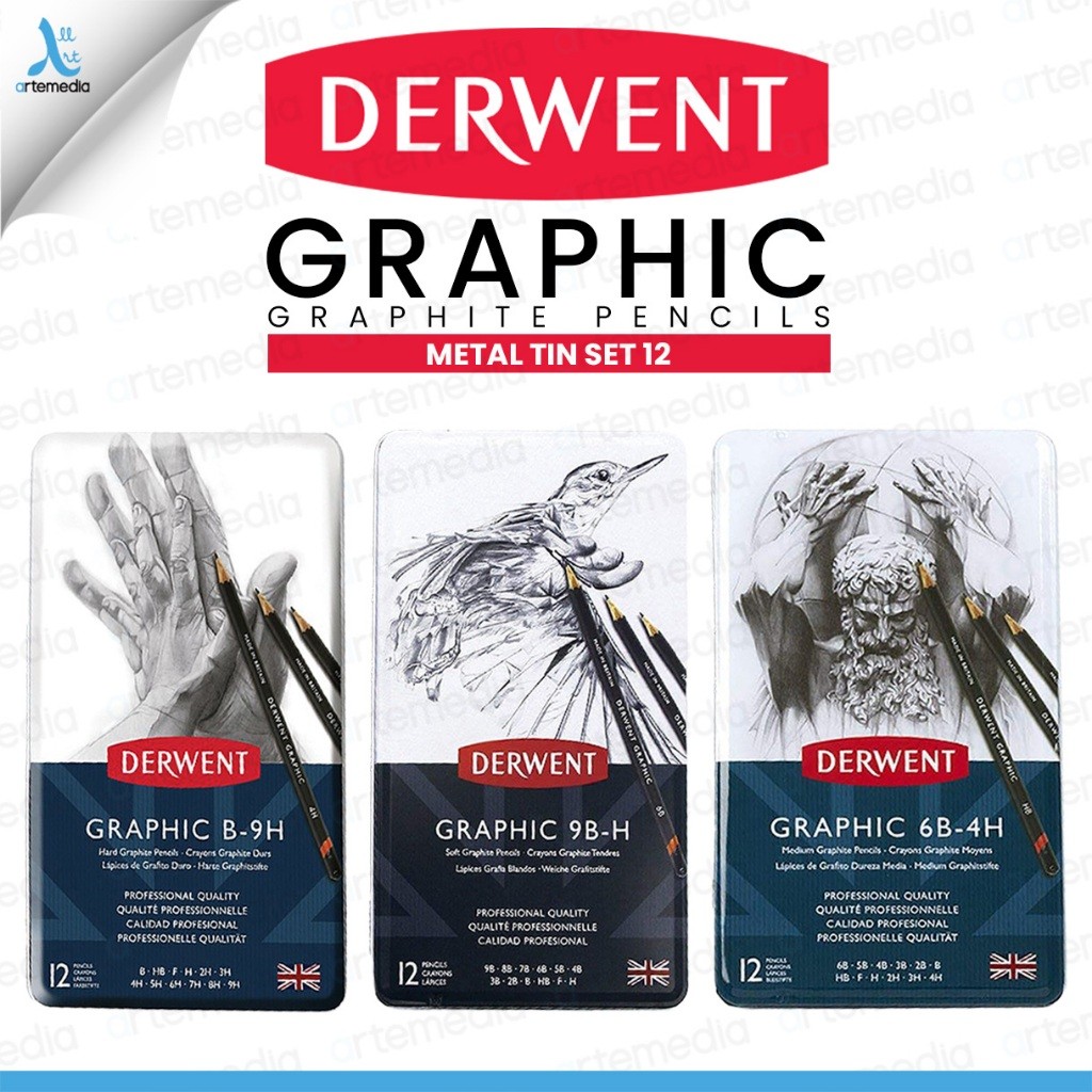 

Derwent Graphic Pencil Drawing Sketching Set 12