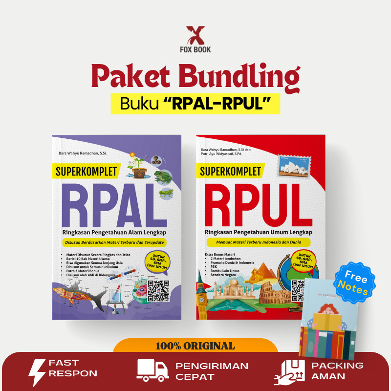 Buku RPAL & RPUL : Superkomplet RPAL  & RPUL  UNTUK SD, SMP, SMA, DAN UMUM