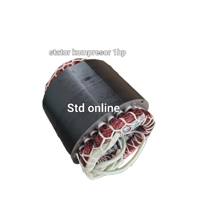 WOW STATOR MOTOR KOMPRESOR 1HP  ( khusus oilles ) GULUNGAN DINAMO KOMPRESOR
