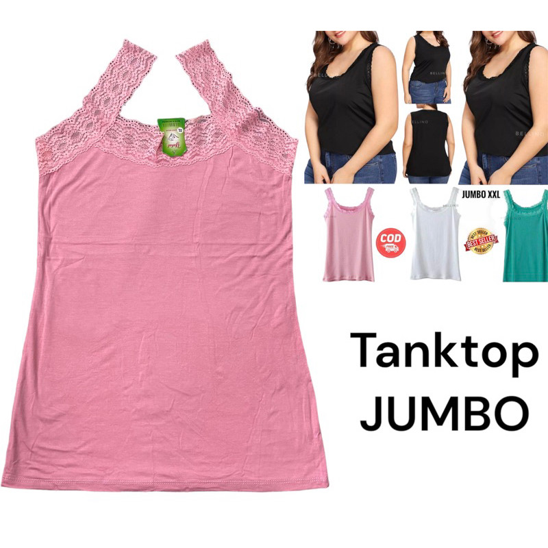 Tantop Renda JUMBO | Kamisol Jumbo Renda | Singlet Wanita Renda