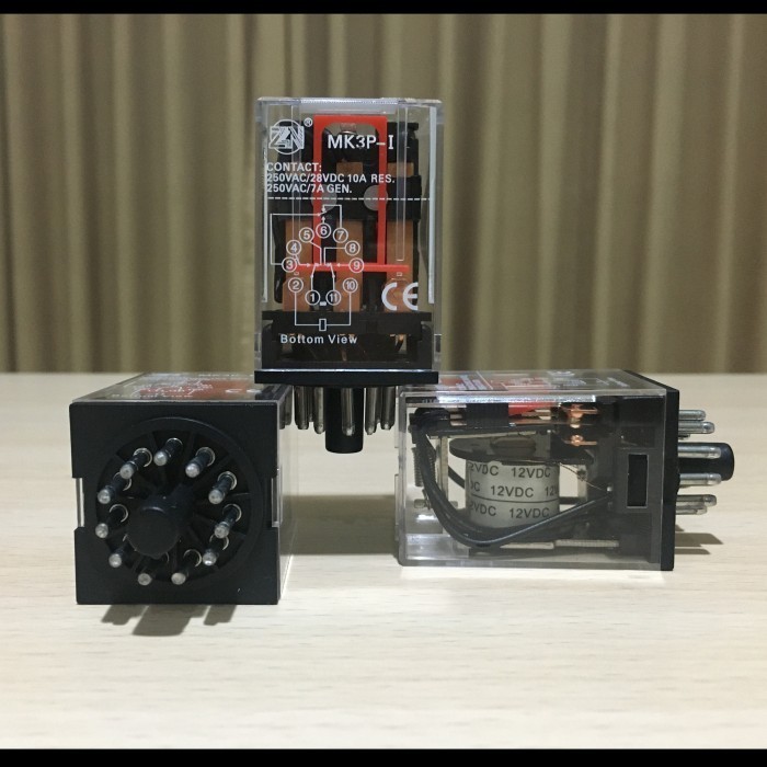 O99 RELAY MK3P OMRON ZN 11 PIN 10A 250V DC 12V 12 VOLT