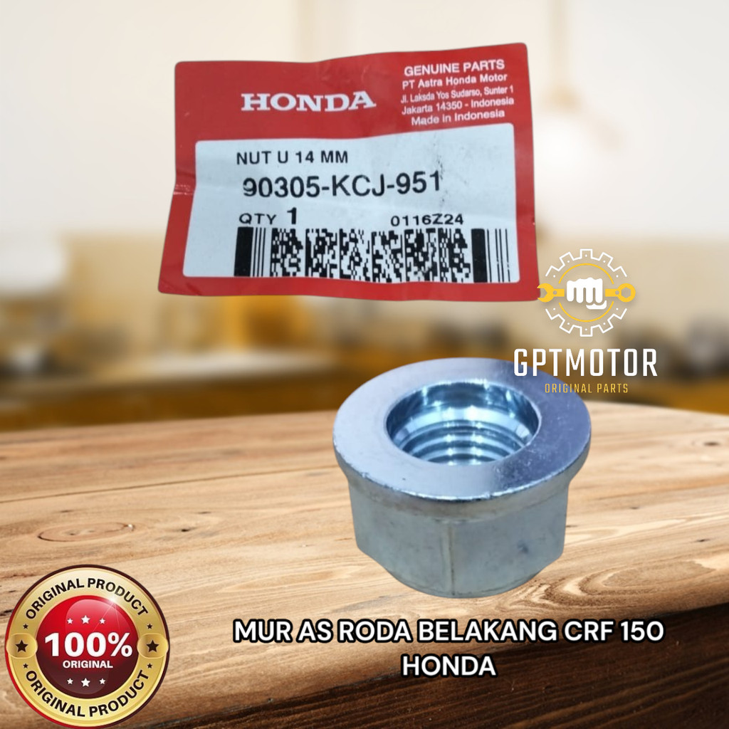 MUR AS RODA BELAKANG CRF 150 HONDA ORIGINAL 90305-KCJ-951