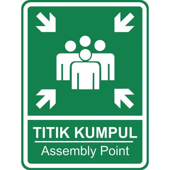 

BEST -Rambu K3 Titik Kumpul. Sign Assembly Point. 30x40cm