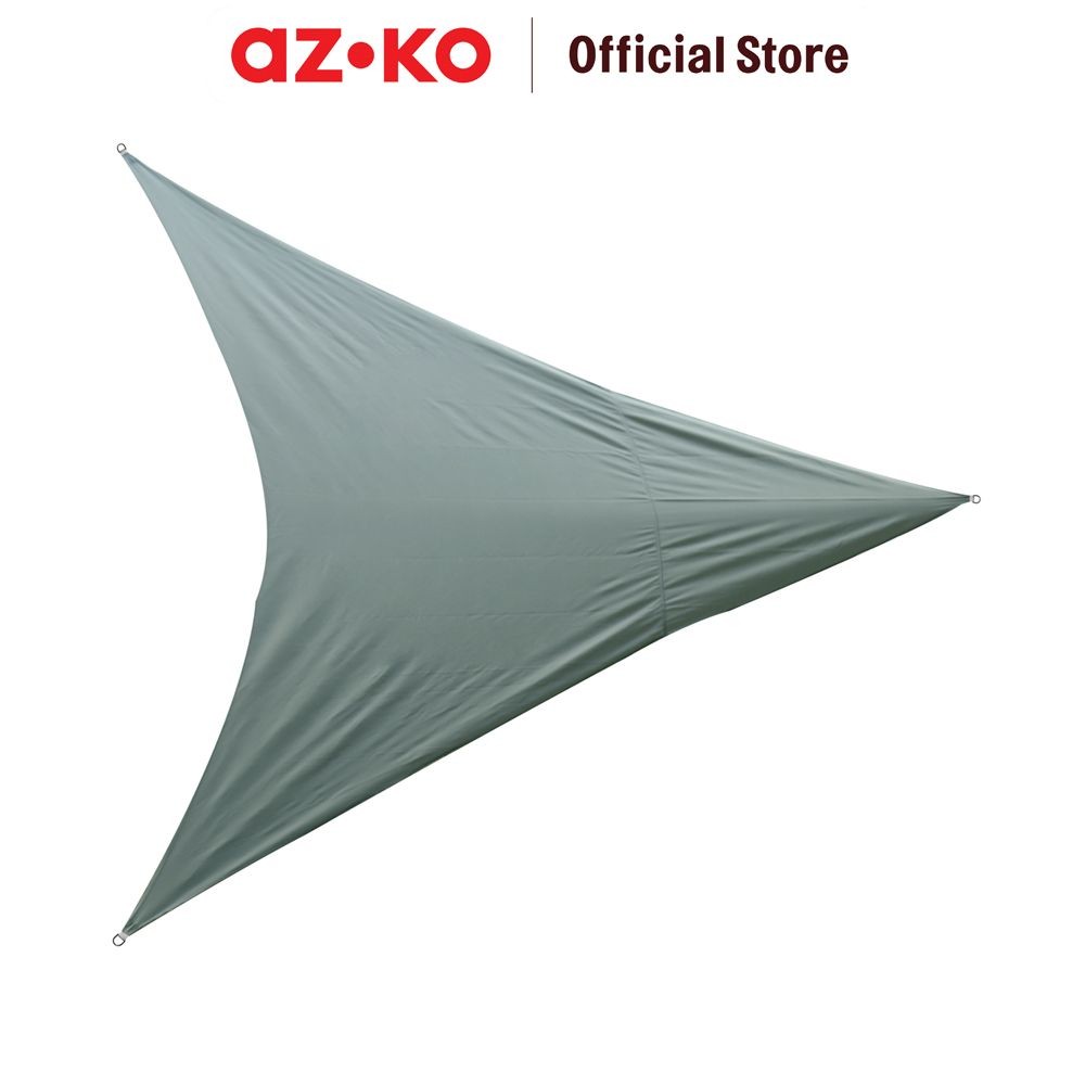 AZKO Soleil 3.6 mtr Kanopi Taman Triangle - Abu-Abu Muda Canopy Atap Teras Dekorasi Taman Garden Dec