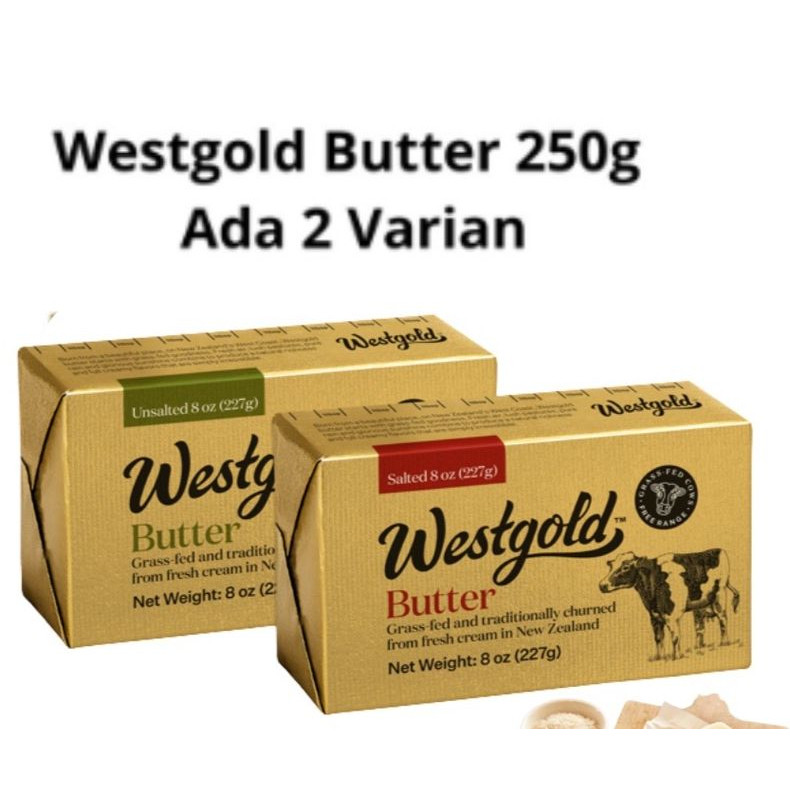 

Westgold Butter Unsalted & Salted 250gram