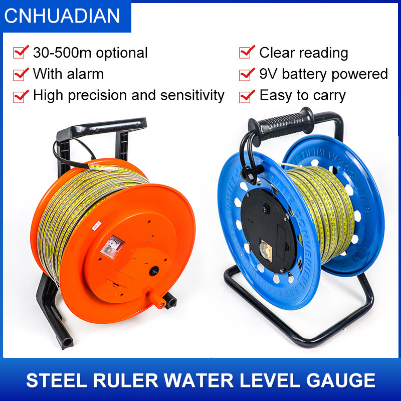 10m-500m Water level gauge depth indicator steel ruler cable water level meter well depth Gauge