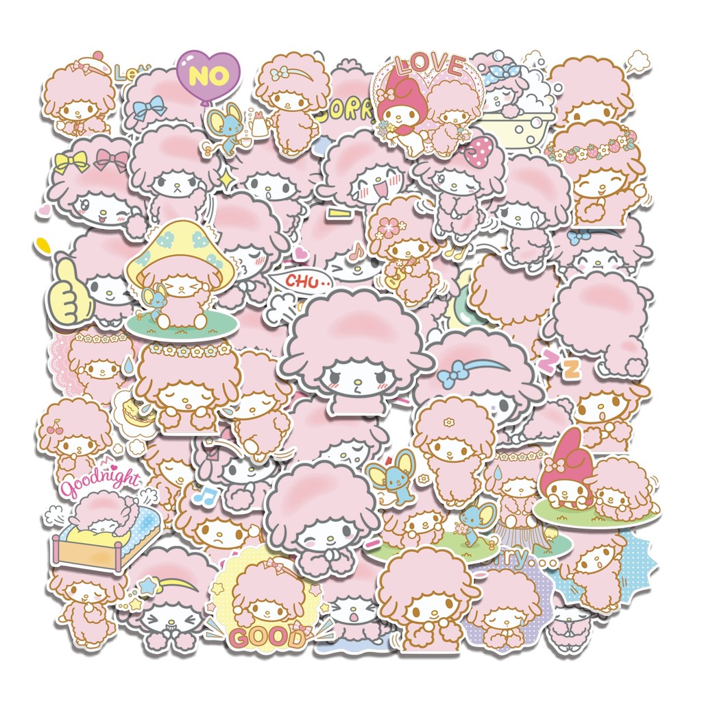 

COD 50 Pcs Stiker My Sweet Piano Sanrio Lucu Anti Air Untuk Dekorasi Notebook Sepeda Skateboard Handphone DIY