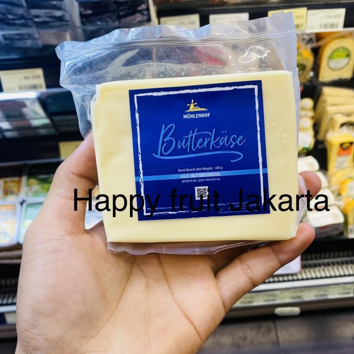 

Muhlenhof Butterkase chese | keju Butter cheese import Germany 250grm