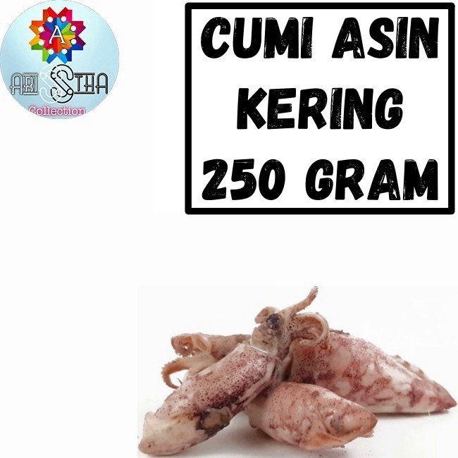 

Ikan Laut Asin Cumi Asin Kering 250 Gram