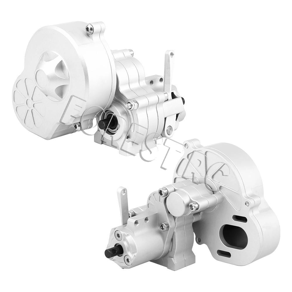 Metal Complete Transmission Cutoff Gearbox with Dig Gear for 1:10 Axial SCX10 AX10 Wraith RC Crawler
