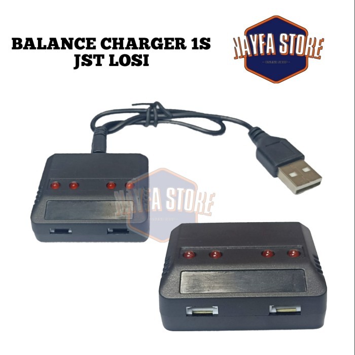 AO99 Alat Cas/ Casan/ Adaptor Charger Mainan Anak Konektor JST LOSI