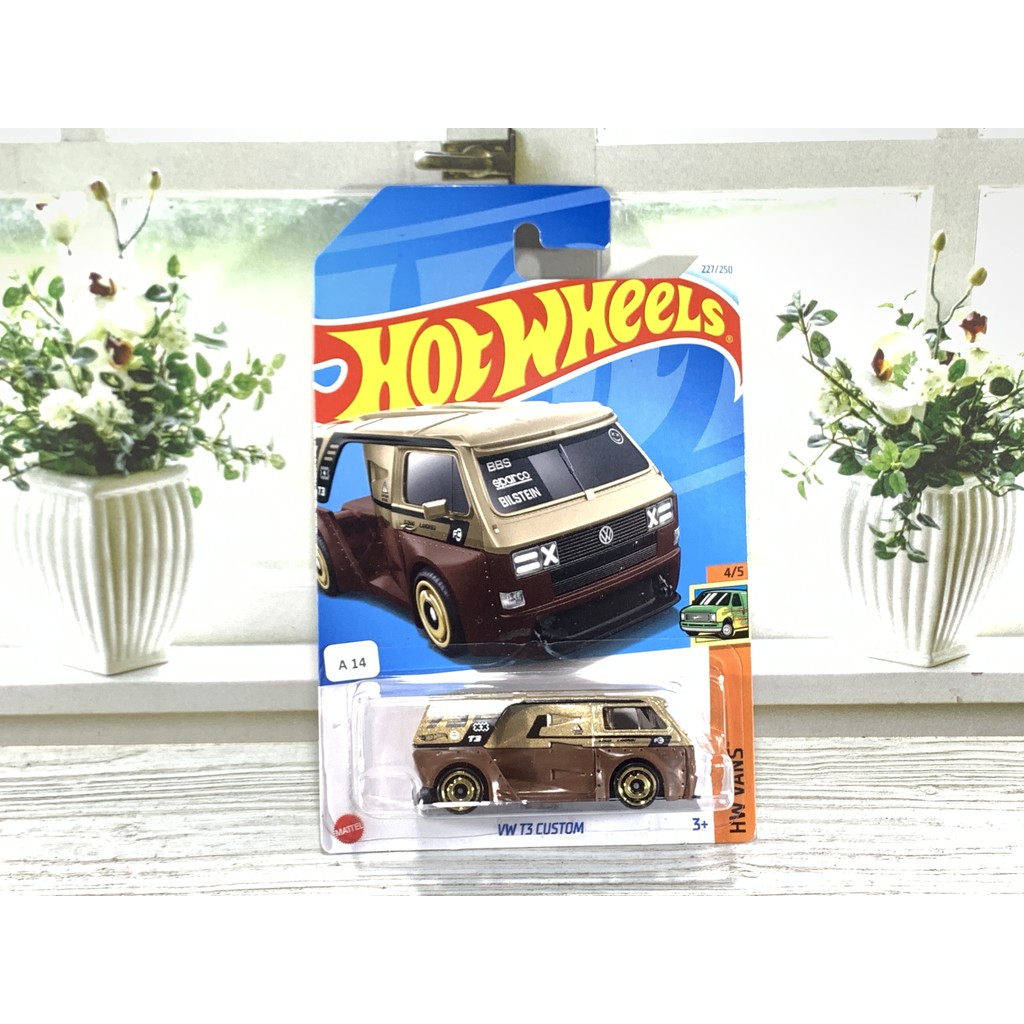 HOT WHEELS VW T3 CUSTOM COKELAT DIECAST HOTWHEELS