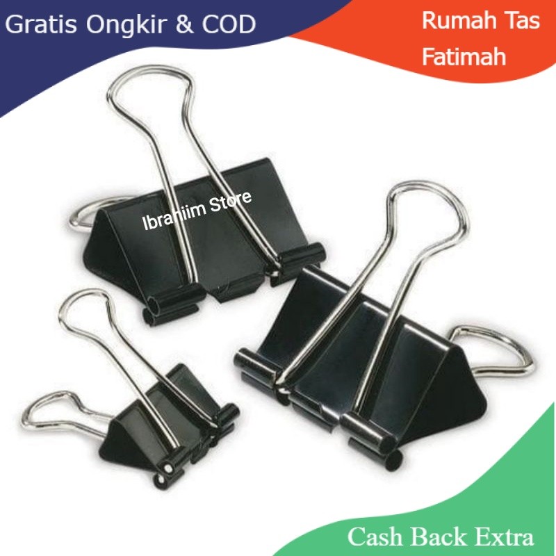 

Promo (ECER) BINDER CLIP BESAR MURAH By Rumah Tas Fatimah