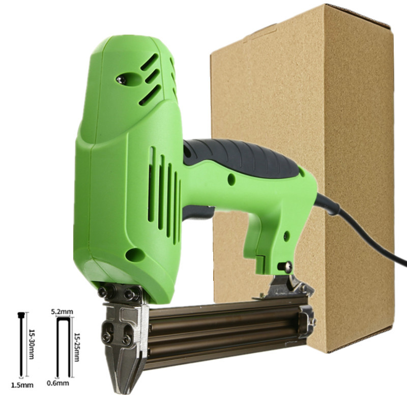 

2 In 1 Electric Nail 1800W Electric Nailer Stapler Furniture Staple for Frame Carpentry Woodworking Power Tools F30 422