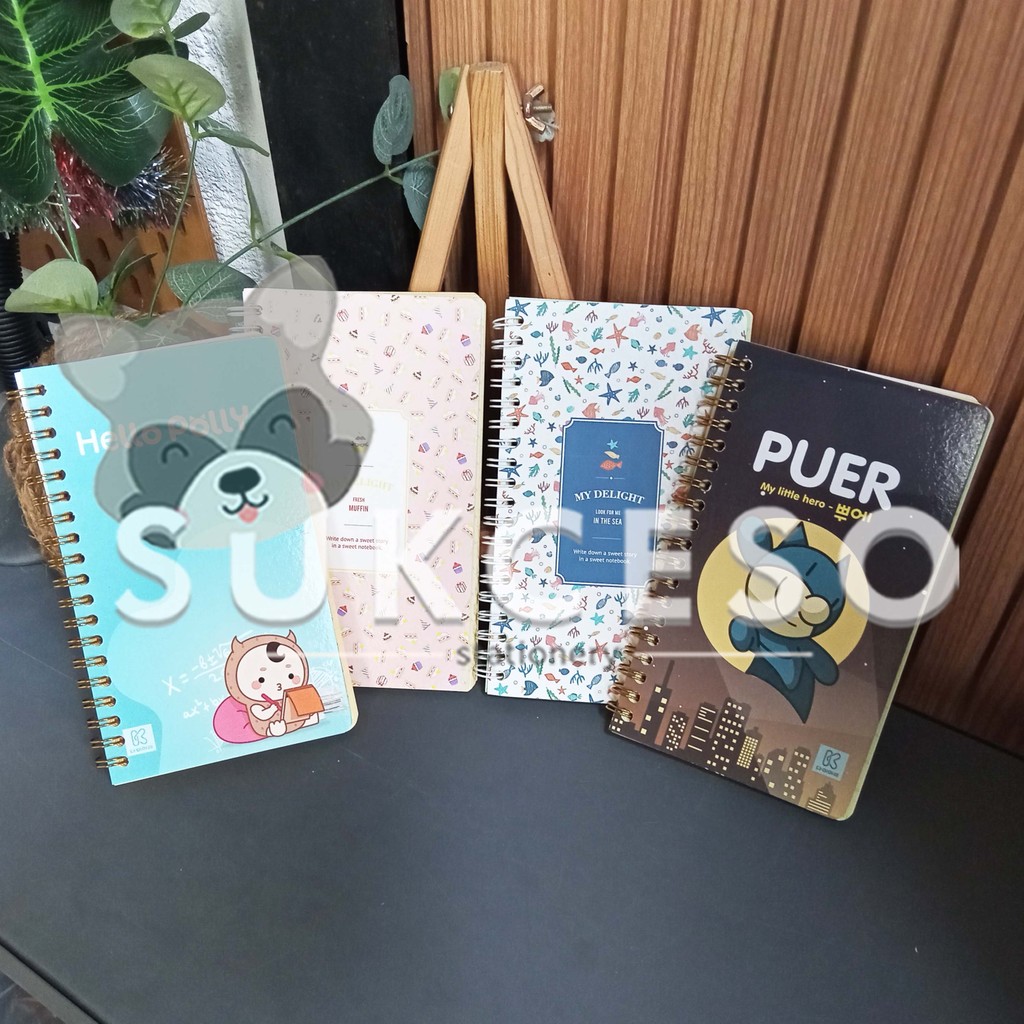 

OXFORD Mini Spiral Notebook 80 Lembar Buku Catatan Lucu