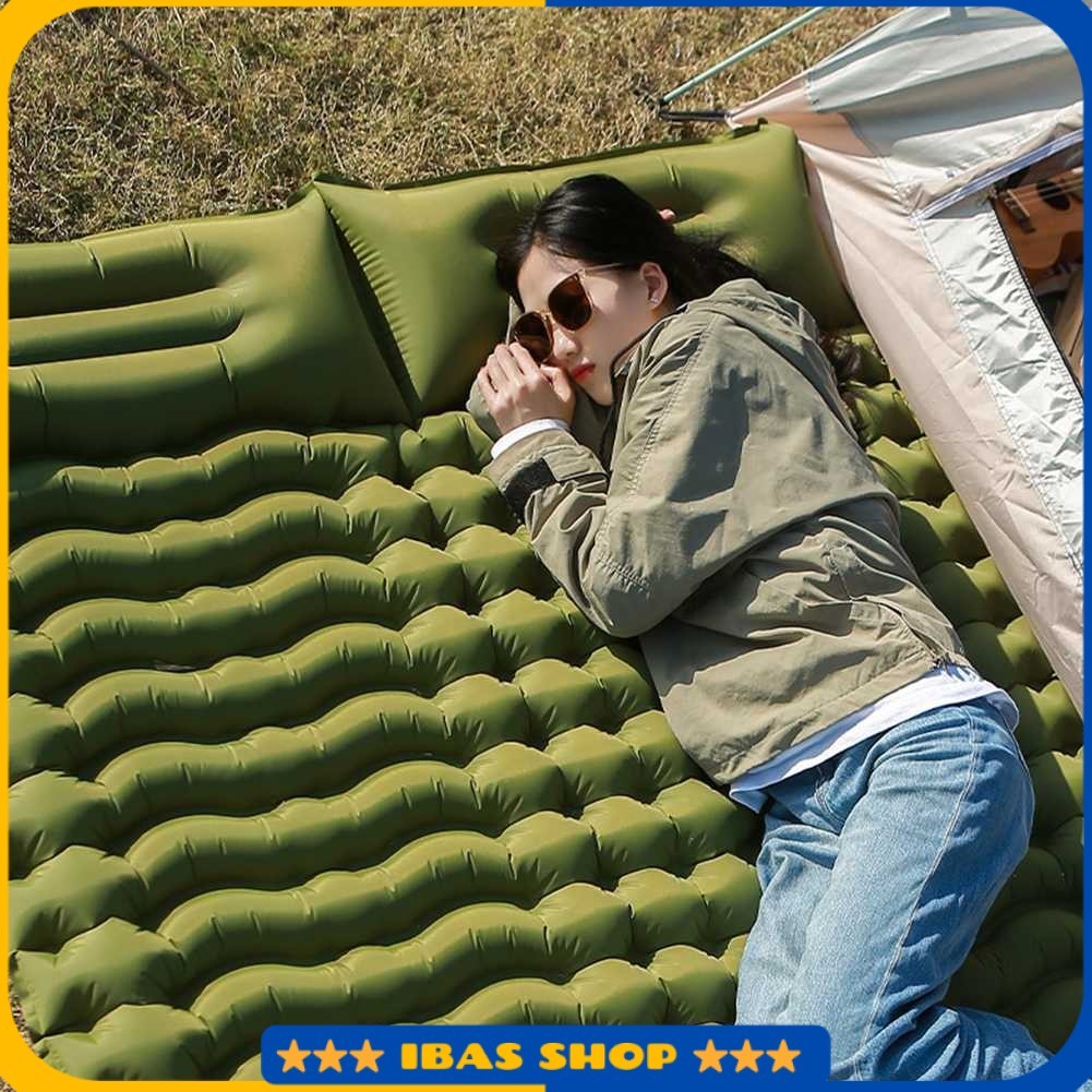 Kasur Matras Angin Double Inflatable Moistureproof Foldable - HQ-200