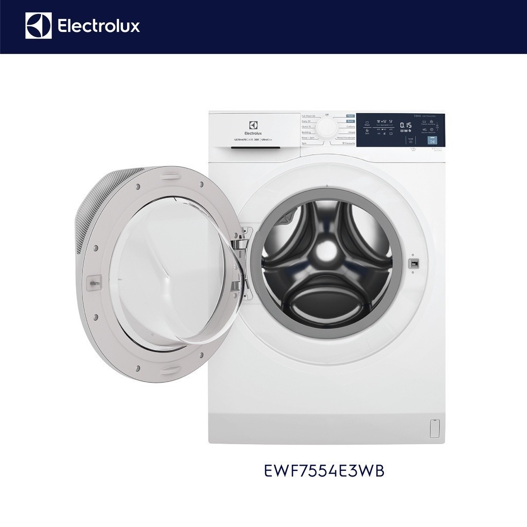 Mesin Cuci ELECTROLUX EWF7554E3WB/ EWF 7554 E3WB/ EWF7554 E3WB - Luar Jabodetabek