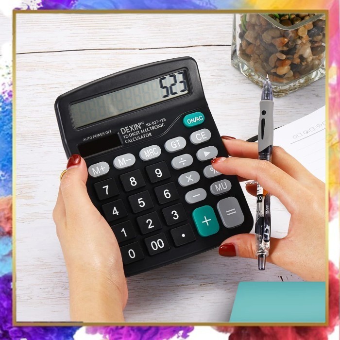 

Kalkulator Elektronik Solar Calculator 12 Digit - KK-837-12S