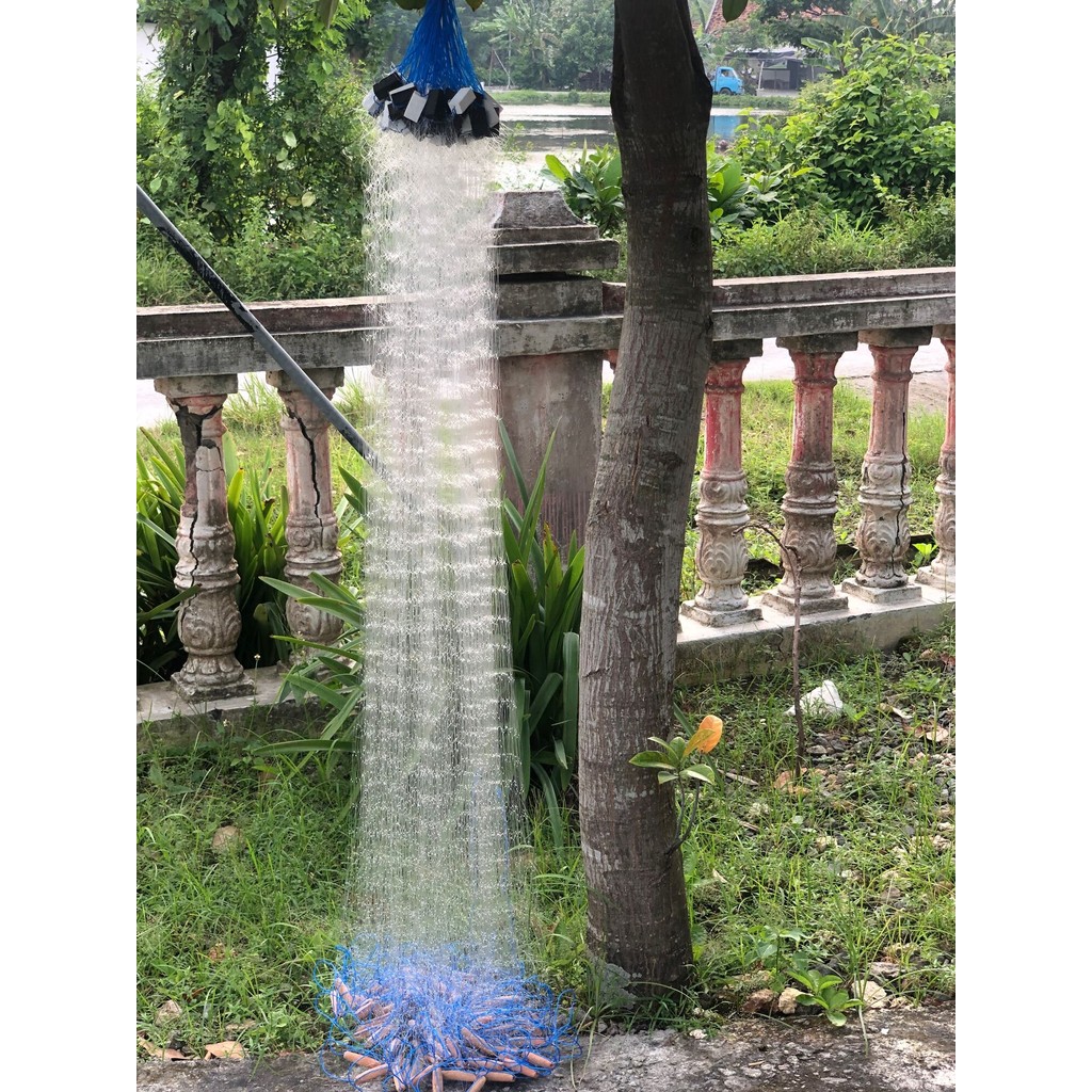 Jaring ikan siap pakai 3 jari 15 Meter