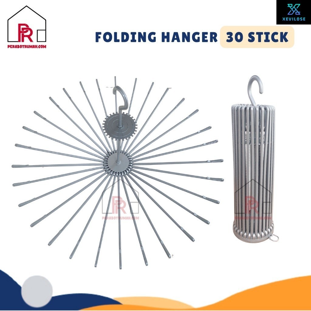 Jemuran Baju Bayi - Folding Hanger / Jemuran Putar / Gantungan Pakaian Anak Aesthetic