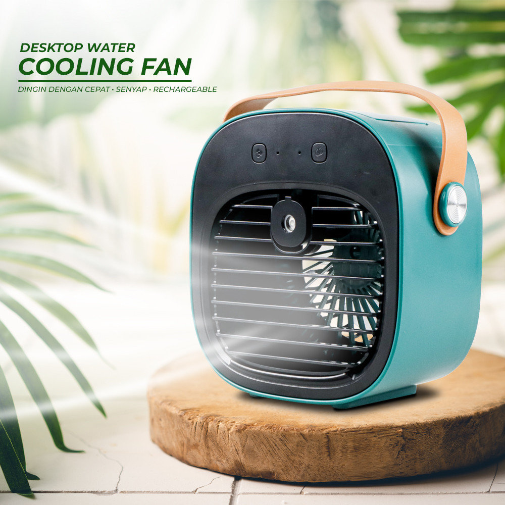 

- JENNIOEM Air Cooler Mini Fan AC Kipas Penyejuk Ruangan 180ml - F12 -