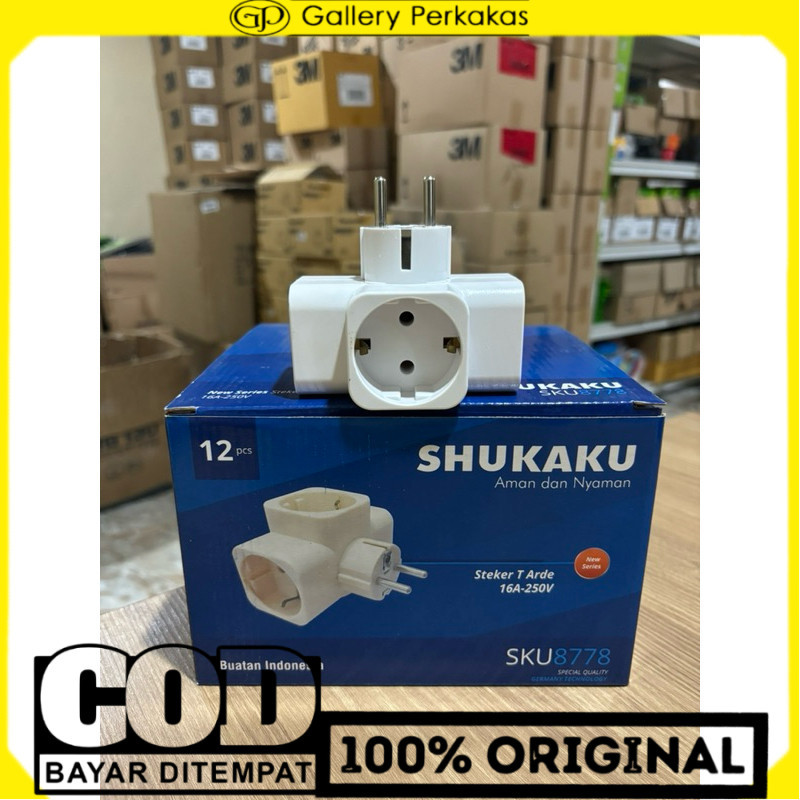 Shukaku steker T Arde Multifungsi Serbaguna  colokan listrik SKU 8778