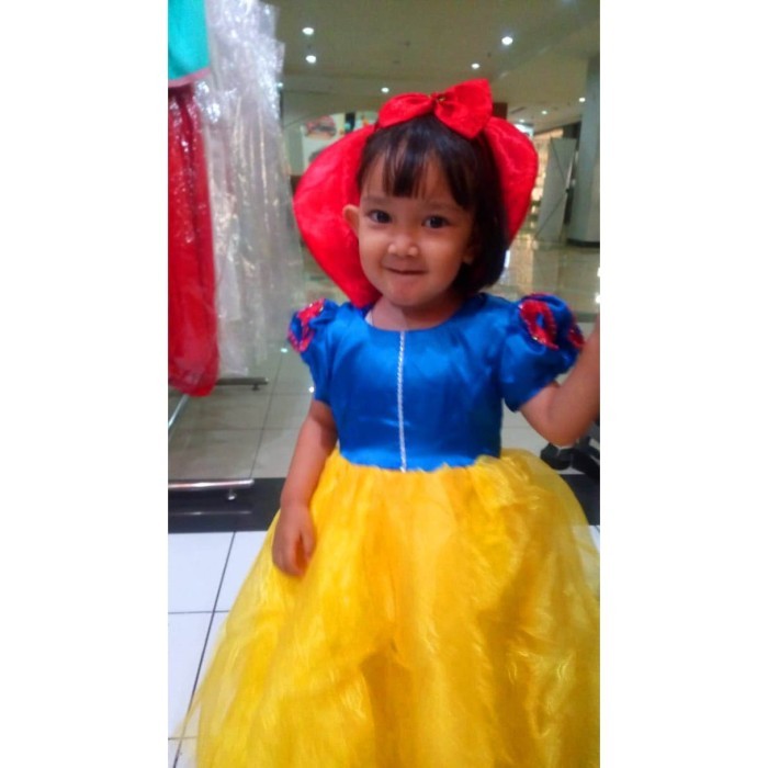 Gaun Snow White -Kostum karakter Snow White-Baju Snow white