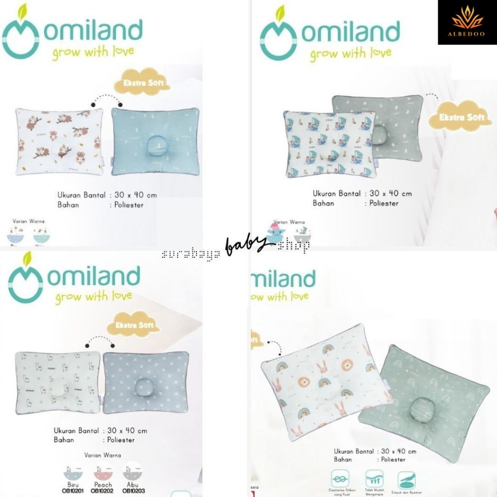 Omiland Bantal Bayi Omiland / Bantal Omiland / Bantal Peyang Omiland / Bantal Peang Omiland
