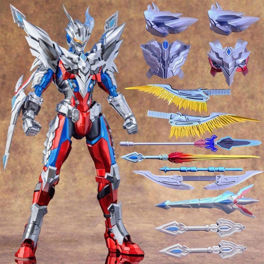 Top Mainan Ultraman SHF Zero Ultimate Full Armor Joint Movable Bahan Karet Action Figure Koleksi
