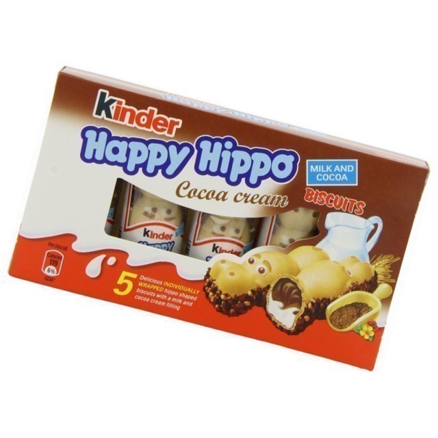 

Cokelat KINDER Happy Hippo Cocoa Creme isi 5pcs