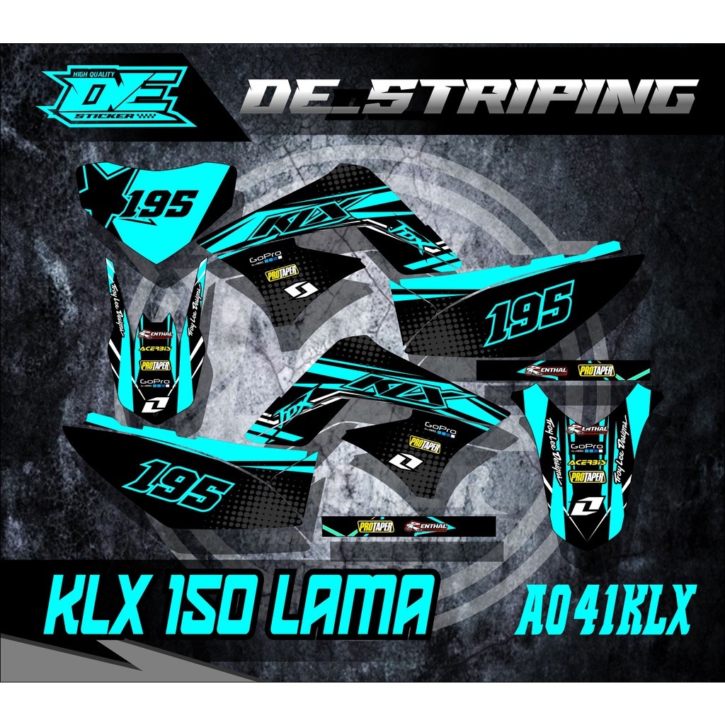 STRIPING KLX LAMA STIKER KLX LAMA KLX 150 OLD