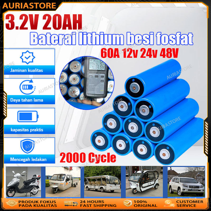 3.2v 20Ah lifepo4 battery 3.2V Cells for diy 12v 24v 48V e-bike e-scooter power tools Battery pack/B