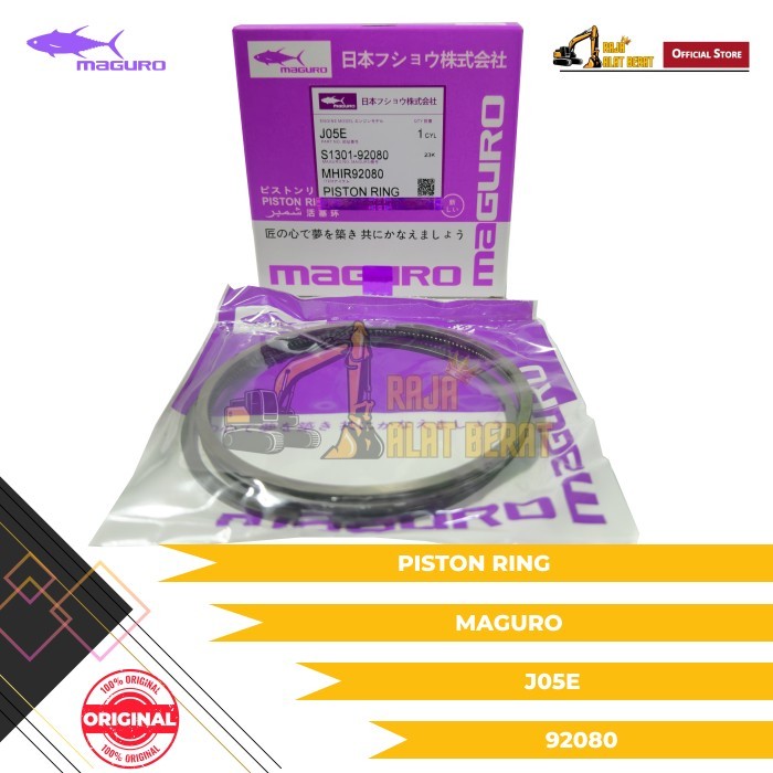 Piston Ring Maguro J05E 92080