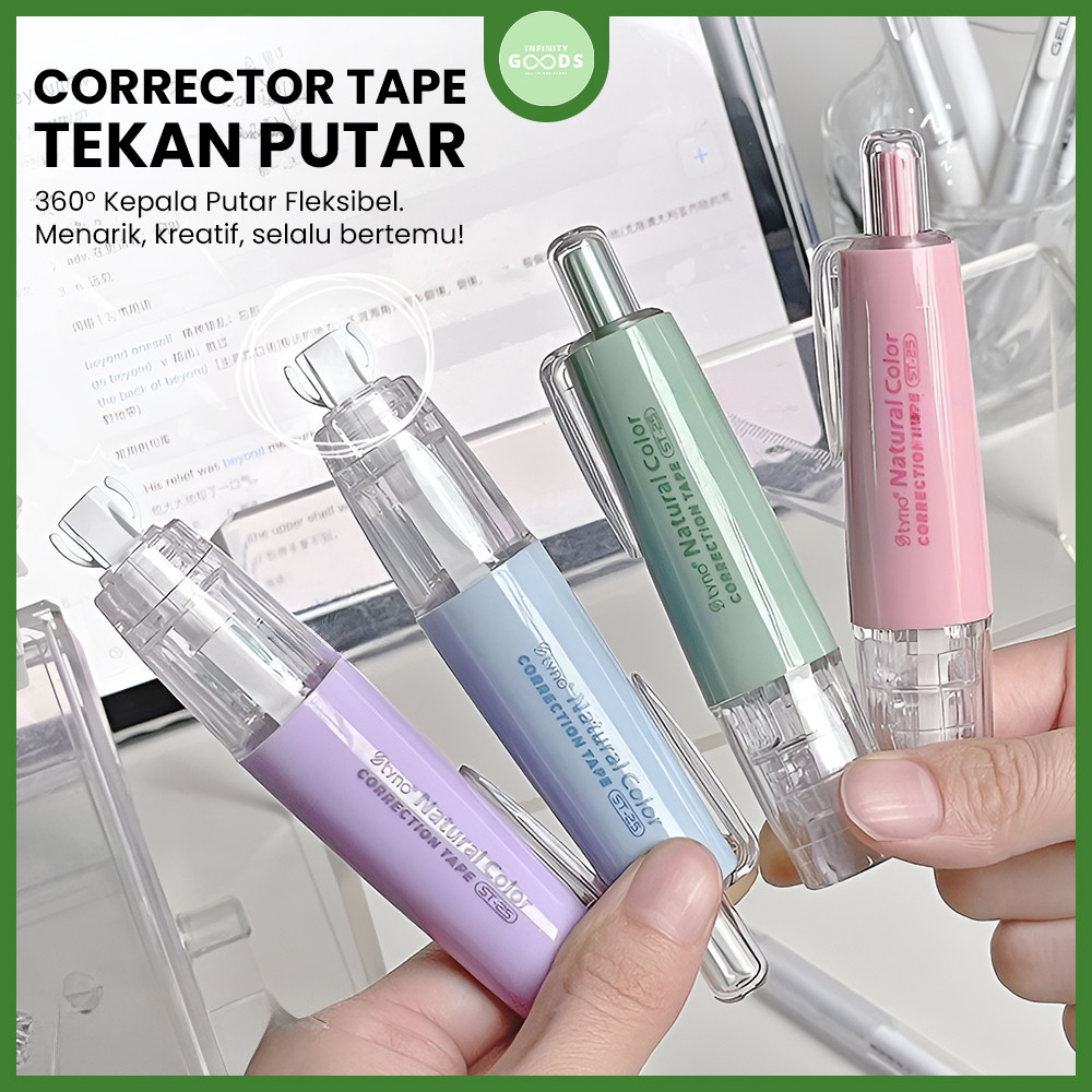 

KAN Tip Ex Mechanical Transparant Correction Tape